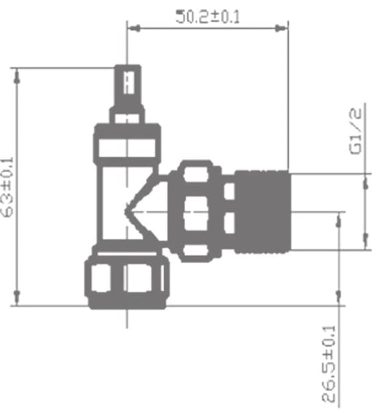 Chrome Lock Shield Angled Valves