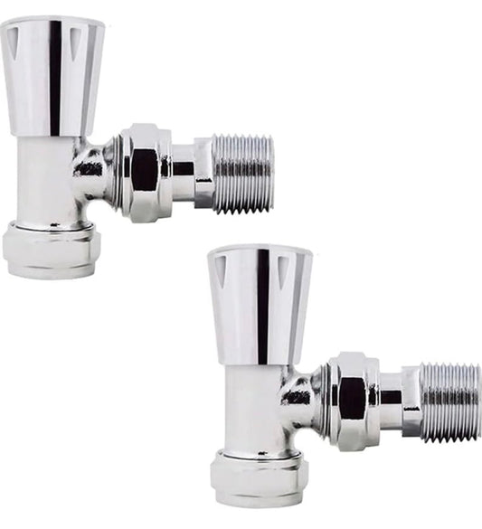 Chrome Lock Shield Angled Valves