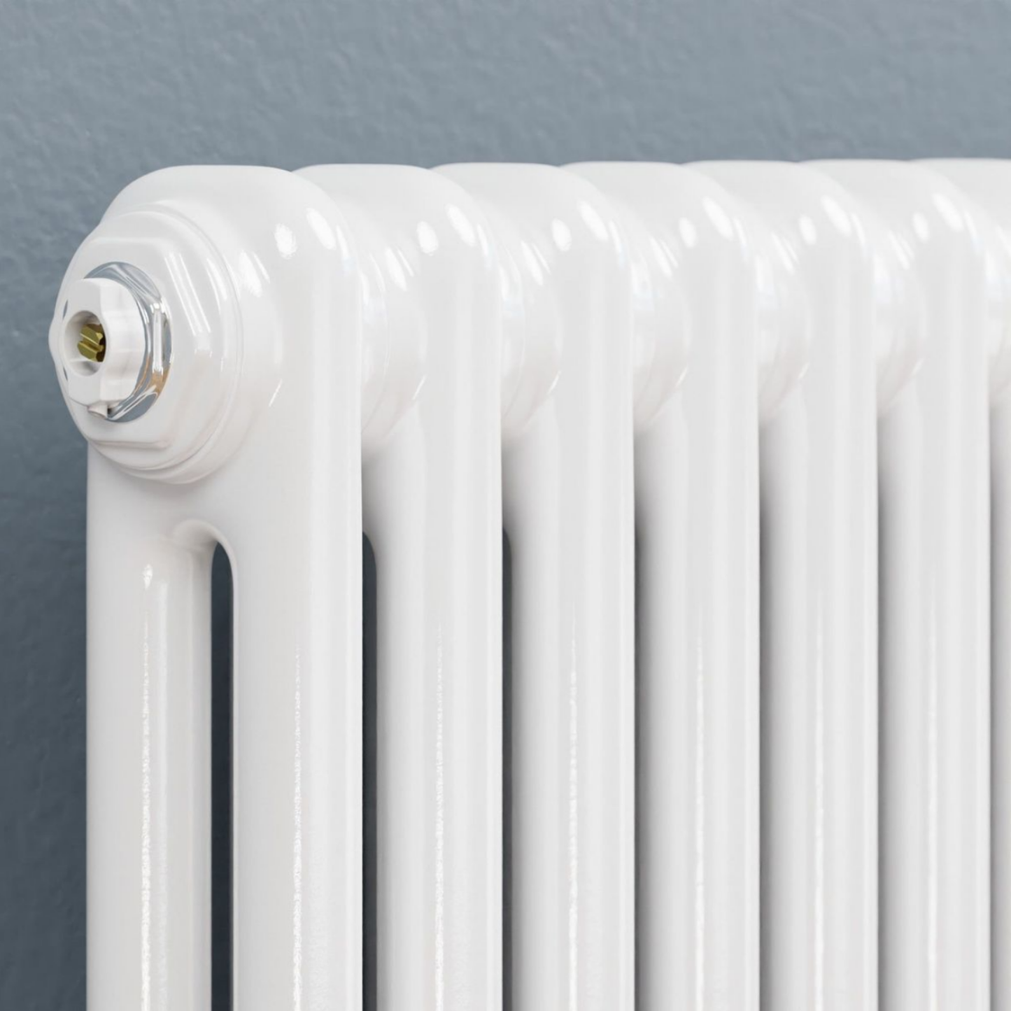 Horizontal 2 Column Radiator - White